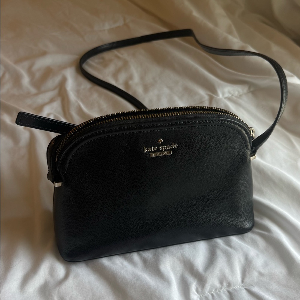 kate spade Black Leather Crossbody